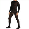 MenSexyWear Combinaison ouverte HYPNOSE Noire